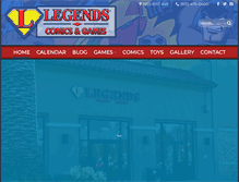 Tablet Screenshot of legends-games.com